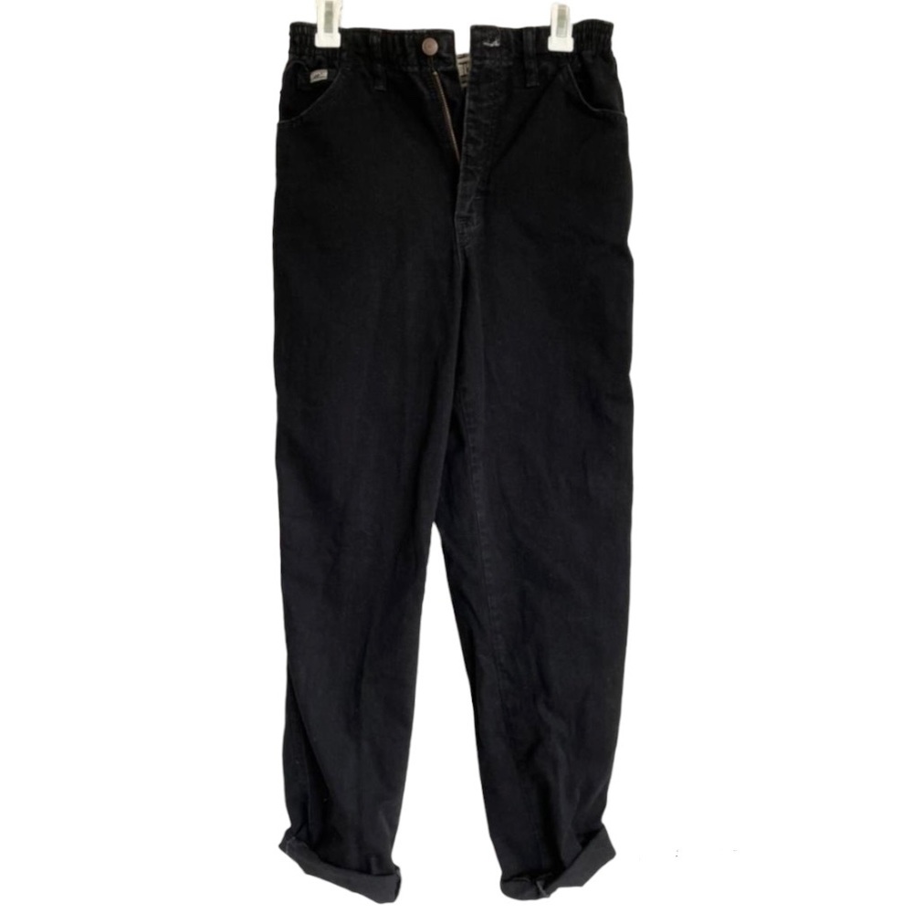 vintage black high waisted jeans